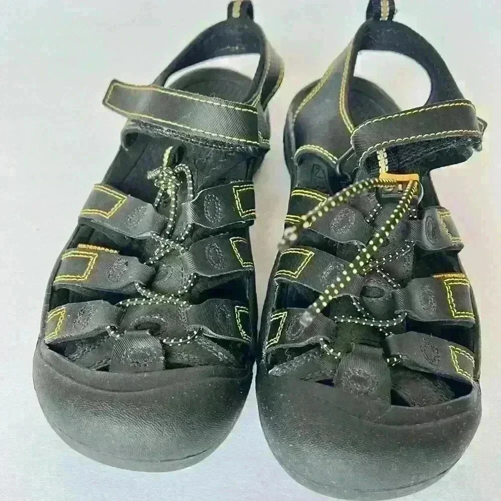 Keen Newport H2 Black Yellow Waterproof Sandals - Picture 2 of 4
